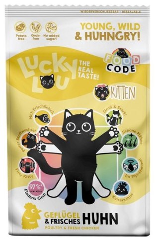 Lucky Lou Lucky Lou Food Code Lifestage Kitten Geflugel & Huhn 750g