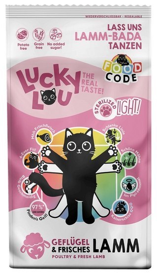 Lucky Lou Lucky Lou Food Code Lifestage Light Geflugel & Lamm 340g