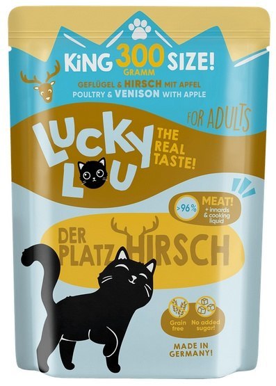 Lucky Lou Lucky Lou Lifestage Adult Drób i jeleń saszetka 300g