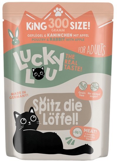 Lucky Lou Lucky Lou Lifestage Adult Drób i królik saszetka 300g