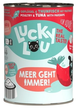 Lucky Lou Lucky Lou Lifestage Adult Drób i tuńczyk puszka 400g