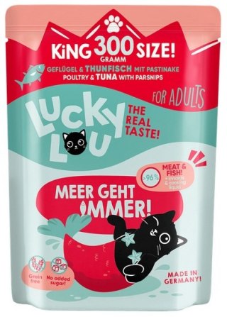 Lucky Lou Lucky Lou Lifestage Adult Drób i tuńczyk saszetka 300g