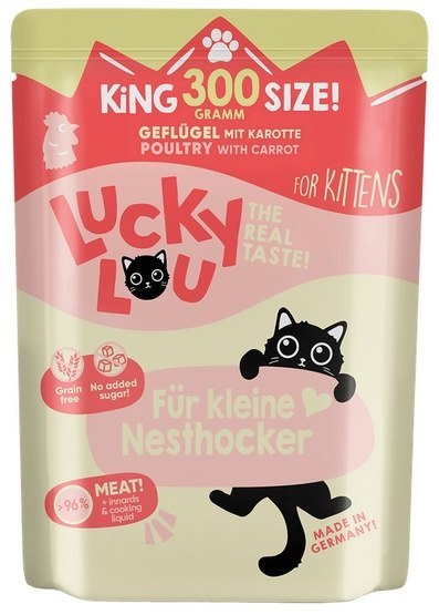 Lucky Lou Lucky Lou Lifestage Kitten Drób saszetka 300g