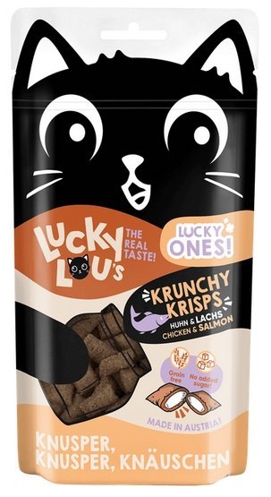 Lucky Lou Lucky Lou Lucky Ones Krunchy Krisps Kurczak & Łosoś 60g