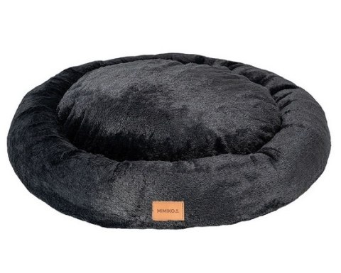MIMIKO Pets MIMIKO Pets Legowisko Shaggy okrągłe XXL 100cm czarne MIMIKO Pets MIMIKO Pets Legowisko Shaggy okrągłe XXL 100cm czarne