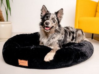 MIMIKO Pets MIMIKO Pets Legowisko Shaggy okrągłe XXL 100cm czarne