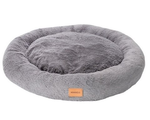 MIMIKO Pets MIMIKO Pets Legowisko Shaggy okrągłe XXL 100cm szare MIMIKO Pets MIMIKO Pets Legowisko Shaggy okrągłe XXL 100cm szare