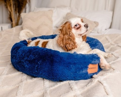 MIMIKO Pets MIMIKO Pets Legowisko Shaggy okrągłe L 60cm chabrowe MIMIKO Pets MIMIKO Pets Legowisko Shaggy okrągłe L 60cm chabrowe