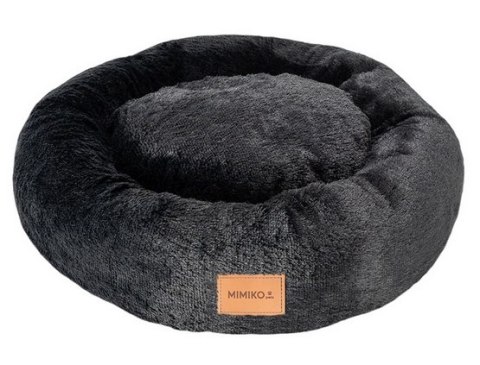 MIMIKO Pets MIMIKO Pets Legowisko Shaggy okrągłe L 60cm czarne