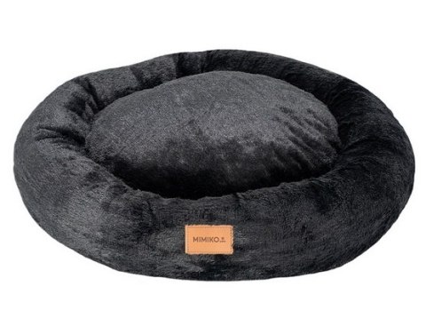 MIMIKO Pets MIMIKO Pets Legowisko Shaggy okrągłe XL 75cm czarne