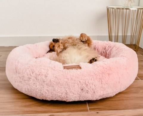 MIMIKO Pets MIMIKO Pets Legowisko Shaggy okrągłe XL 75cm różowe MIMIKO Pets MIMIKO Pets Legowisko Shaggy okrągłe XL 75cm różowe