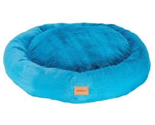 MIMIKO Pets MIMIKO Pets Legowisko Shaggy okrągłe XL 75cm turkusowe