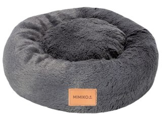 MIMIKO Pets MIMIKO Pets Legowisko Shaggy okrągłe M 45cm grafitowe
