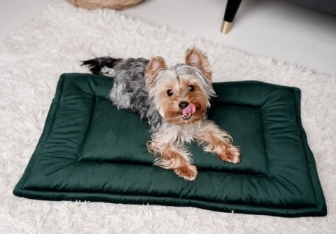 MIMIKO Pets MIMIKO Pets Mata Velvet 70x50cm butelkowa zieleń
