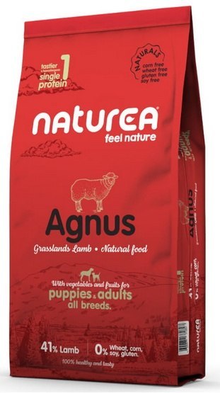 Naturea Naturea Dog Naturals Agnus Puppy & Adult Jagnięcina 12kg