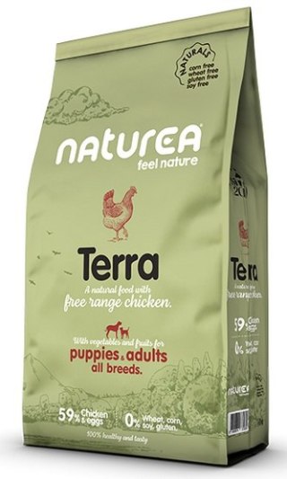 Naturea Naturea Dog Naturals Terra Puppy & Adult Kurczak 12kg