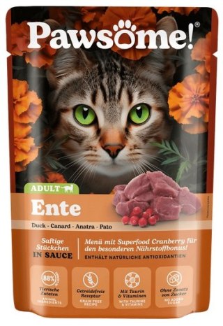 Pawsome Pawsome Adult Ente - kaczka saszetka 85g