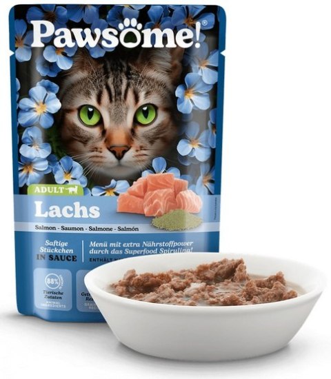 Pawsome Pawsome Adult Lachs - łosoś saszetka 85g