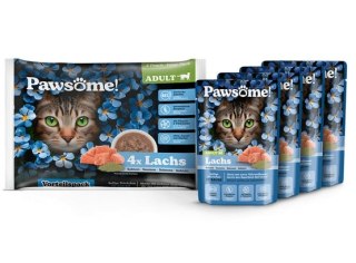 Pawsome Pawsome Adult Lachs - łosoś saszetki 4x85g