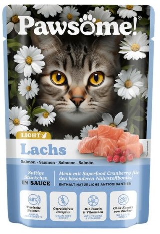 Pawsome Pawsome Adult Light Lachs - łosoś saszetka 85g