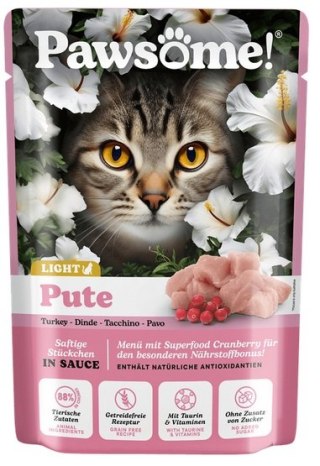 Pawsome Pawsome Adult Light Pute - indyk saszetka 85g