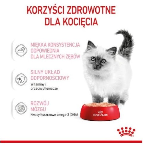 Royal Canin Feline Royal Canin Kitten pasztet (loaf) karma mokra dla kociąt do 12 miesiąca życia saszetka 85g