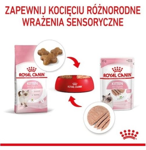 Royal Canin Feline Royal Canin Kitten pasztet (loaf) karma mokra dla kociąt do 12 miesiąca życia saszetka 85g