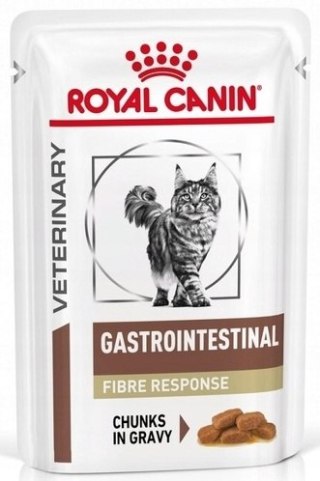 Royal Canin Veterinary Diet Royal Canin Veterinary Diet Feline Gastrointestinal Fibre Response w sosie saszetka 85g