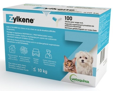 Vetoquinol Vetoquinol Zylkene 75mg dla kotów i psów do 10kg - blister 10 kapsułek