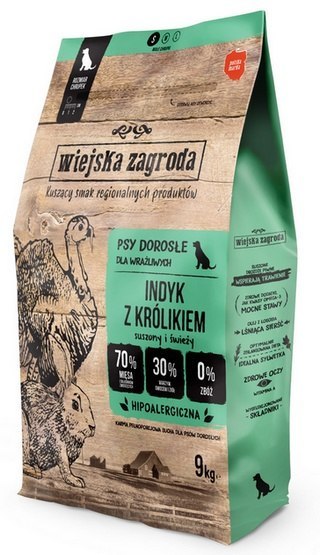 Wiejska Zagroda Wiejska Zagroda Indyk z królikiem small 9kg