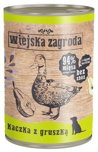 Wiejska Zagroda Wiejska Zagroda Kaczka z gruszką puszka 400g