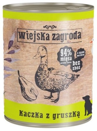 Wiejska Zagroda Wiejska Zagroda Kaczka z gruszką puszka 800g