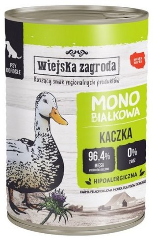 Wiejska Zagroda Wiejska Zagroda Monobiałkowa Kaczka puszka 400g