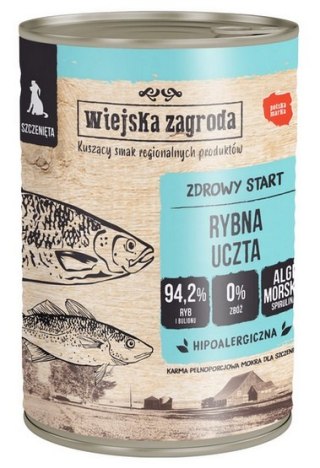 Wiejska Zagroda Wiejska Zagroda Rybna uczta Puppy puszka 400g