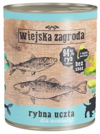 Wiejska Zagroda Wiejska Zagroda Rybna uczta Puppy puszka 800g