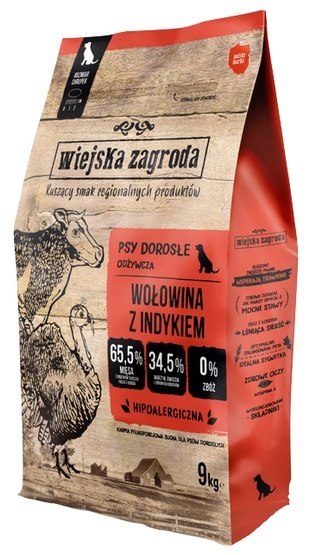 Wiejska Zagroda Wiejska Zagroda Wołowina z indykiem L 9kg