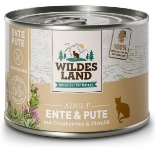 Wildes Land Wildes Land Cat Classic Adult Ente & Pute puszka 200g