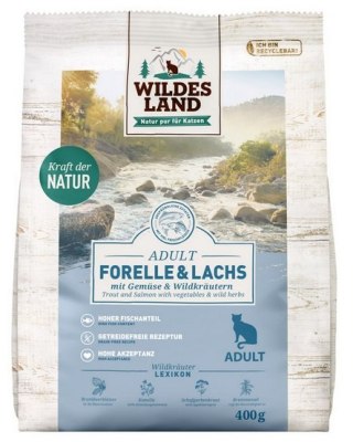 Wildes Land Wildes Land Cat Classic Adult Forelle & Lachs 400g