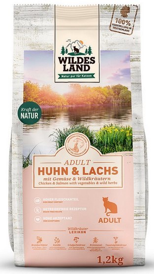 Wildes Land Wildes Land Cat Classic Adult Huhn & Lachs 1,2kg