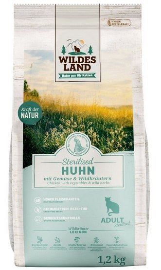 Wildes Land Wildes Land Cat Classic Adult Sterilised Huhn 1,2kg Wildes Land Wildes Land Cat Classic Adult Sterilised Huhn 1,2kg