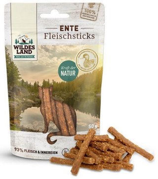 Wildes Land Wildes Land Cat Fleischsticks Ente 50g