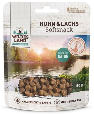 Wildes Land Wildes Land Cat Softsnack Huhn & Lachs 50g