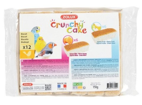 Zolux Zolux Crunchy Cake miód/owoc 12szt