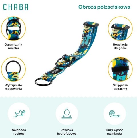 Chaba CHABA Obroża półzaciskowa Story III L Carnival