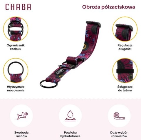 Chaba CHABA Obroża półzaciskowa Story III L Lakota