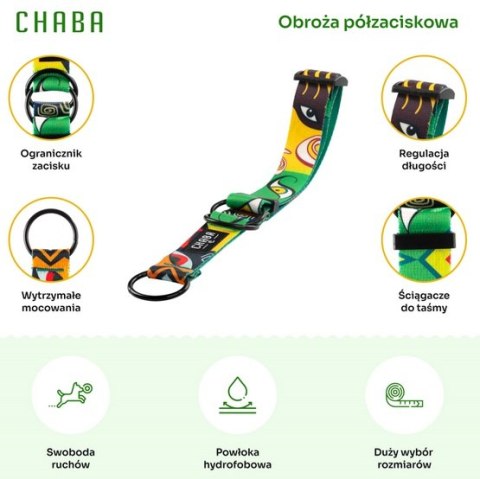 Chaba CHABA Obroża półzaciskowa Story III M Jumbo