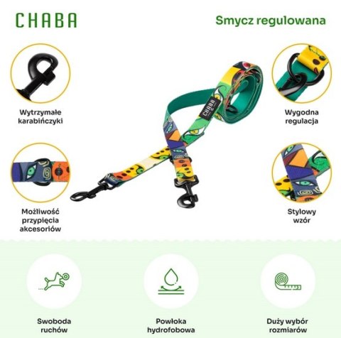 Chaba CHABA Smycz regulowana Story III M 20mm/260cm Jumbo