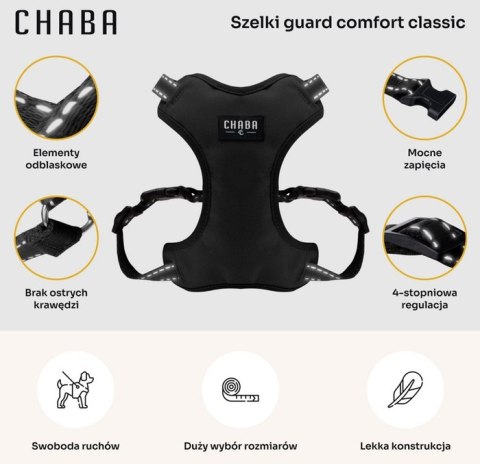 Chaba CHABA Szelki Guard Comfort Classic XL czarne