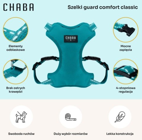 Chaba CHABA Szelki Guard Comfort Classic XL morskie