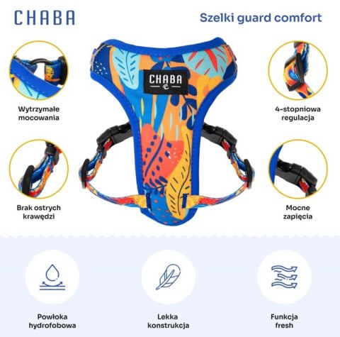 Chaba CHABA Szelki Guard Comfort Story III bezuciskowe M 1,6cm Aussie